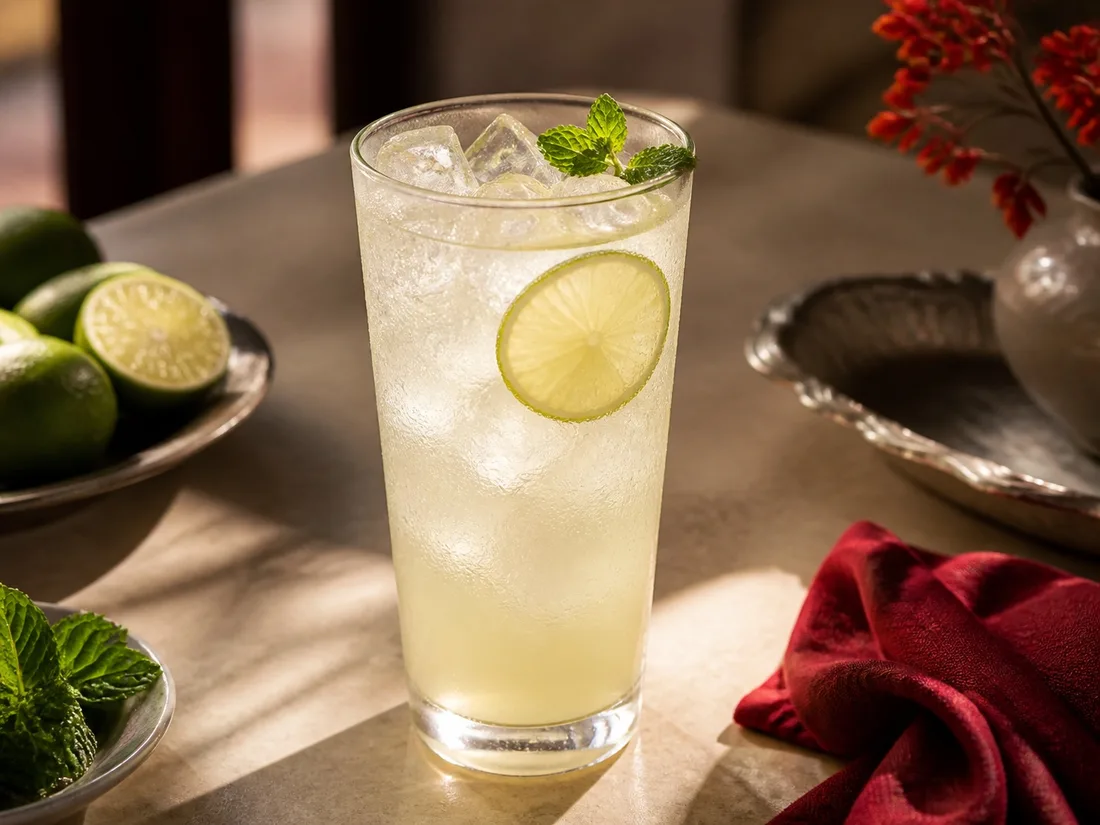 Fresh iced limeade